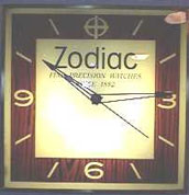 Antique Zodiac Agent's Advertising Clock from the 1970's!